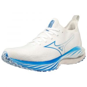 MIZUNO WAVE NEO WIND Blanche et bleue pour femme