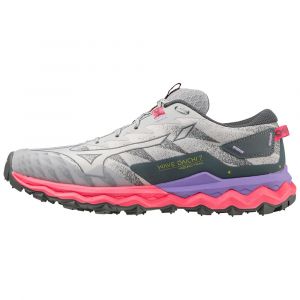 MIZUNO Wave Daichi 7 Bleu et Rose - Chaussure de Trail Running Femme - Image 1