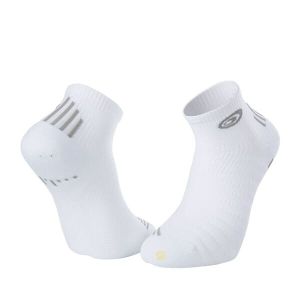 BV SPORT SOCQUETTE RUN ELITE  BLANC/GRIS