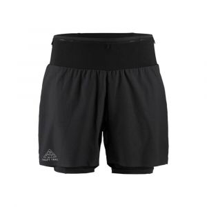 CRAFT PRO TRAIL SHORTS  Noir - Short de Running Femme