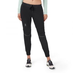 Vêtements de sport On Running Femme| Pantalon de running déperlant On Running Pants Black pour Femme| 206.00253