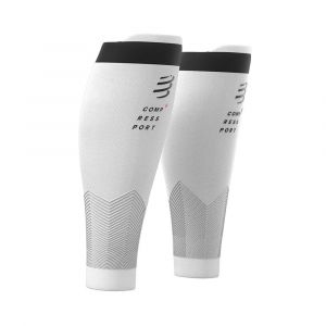 Compressport Manchons de compression R2V2 Blanc et Noir