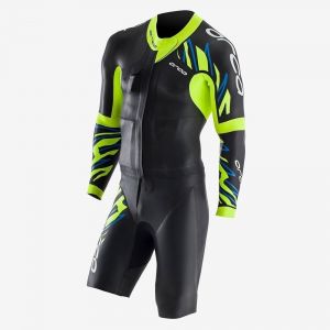 Combinaison Néoprène Orca RS1 SwimRun One Piece Homme Noire / Jaune / Bleue