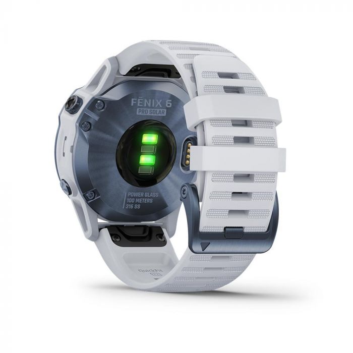Montre connectée Garmin fenix 6 Pro Solar Titane Carbon Gray avec bracelet  Titane