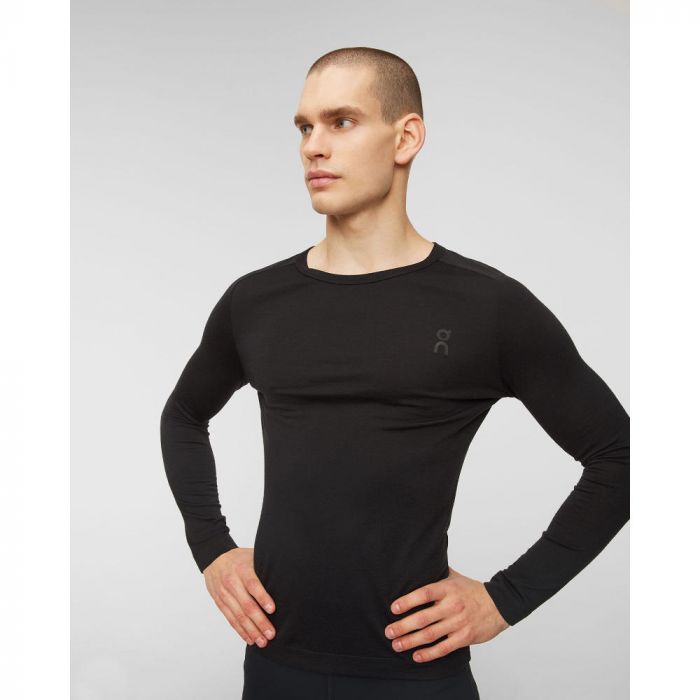 On Shirt Manches Longues Running Homme - Performance Long-T - Noir - BIKE24