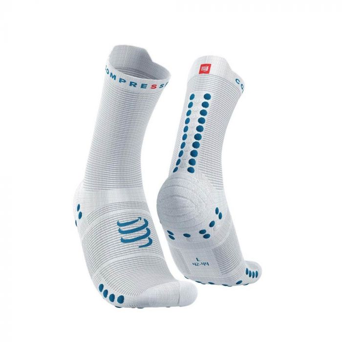 CHAUSSETTES DE COMPRESSION COMPRESSPORT FULL SOCKS RECOVERY BLANCHES -  Badmania