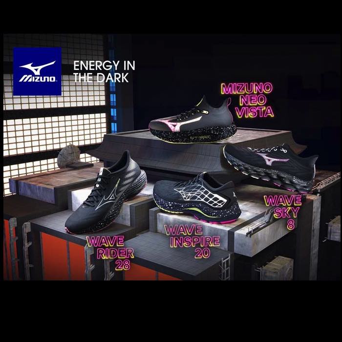 ÉVOLUEZ DES TÉNÈBRES VERS LA CLARTÉ AVEC LA GAMME ENERGY IN THE DARK DE MIZUNO !