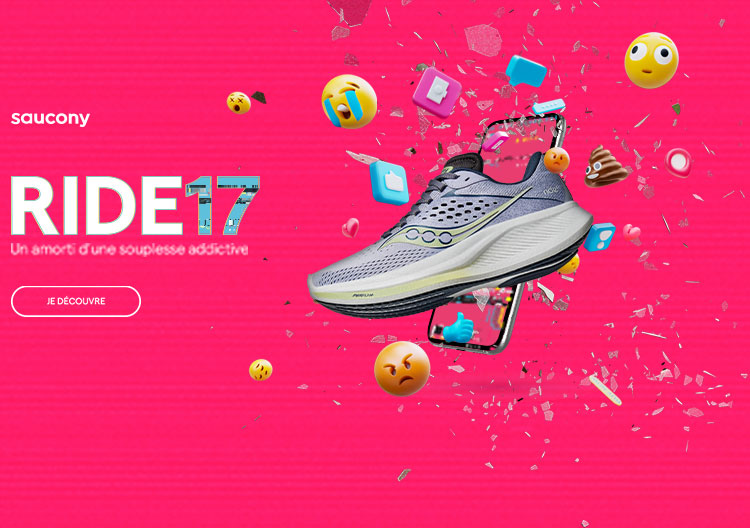 Saucony Ride 17 : le confort addictif