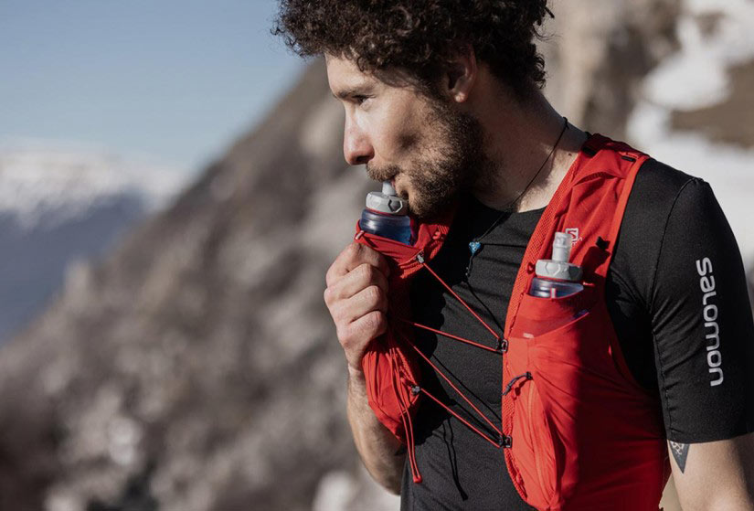 Le matériel d'hydratation pendant la course ou le trail